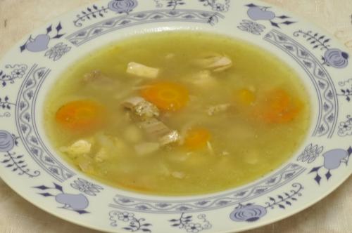 Slezská polévka ze slepice  – Snadné Česko recept, zvládnete za 45 - 60 minut